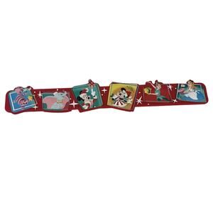 Disney Parks Mickey & Friends Holiday Greetings Christmas Slap Bracelet